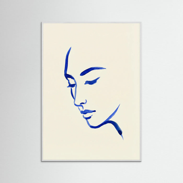 White Wood Blue Contemplation