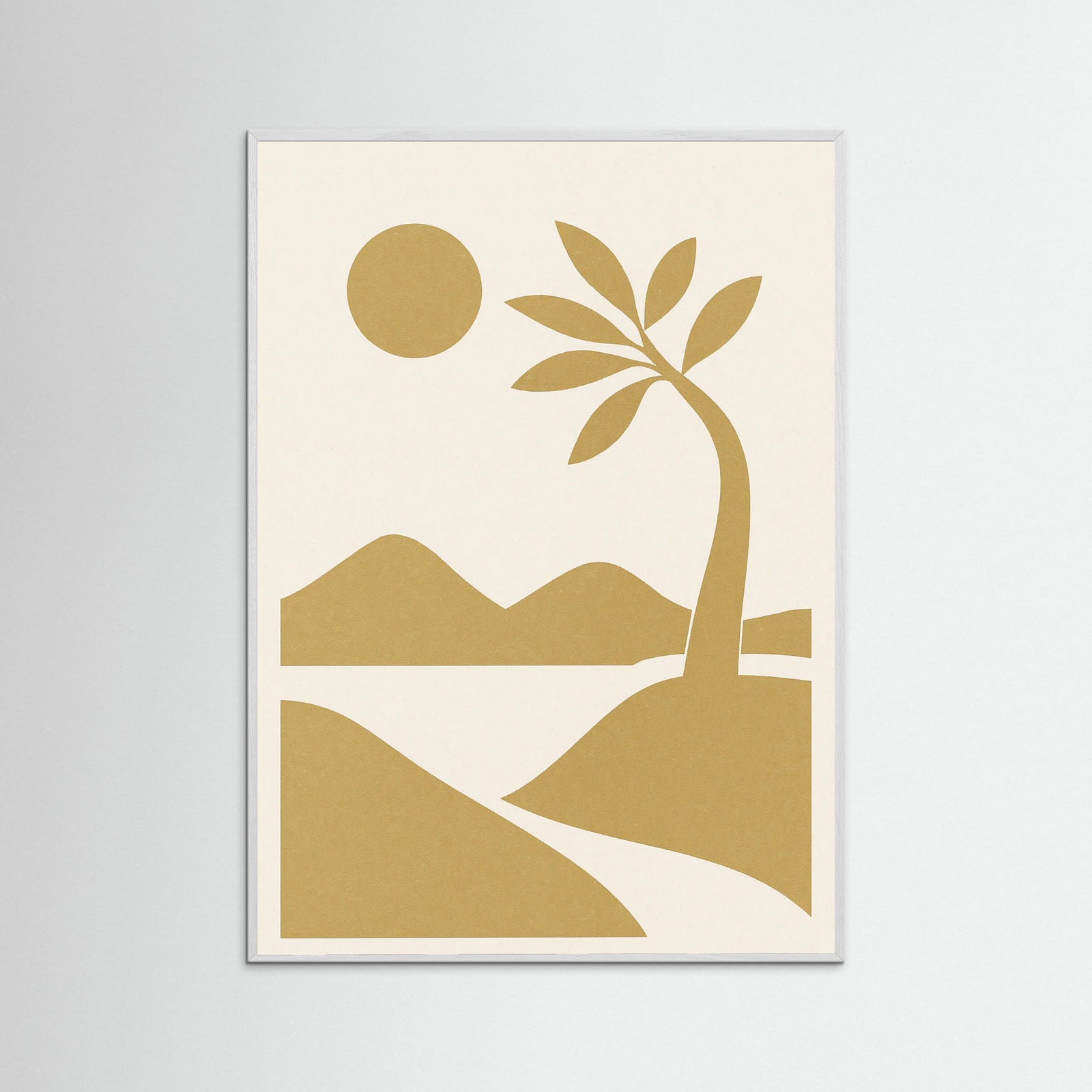 White Wood Blue Embrace