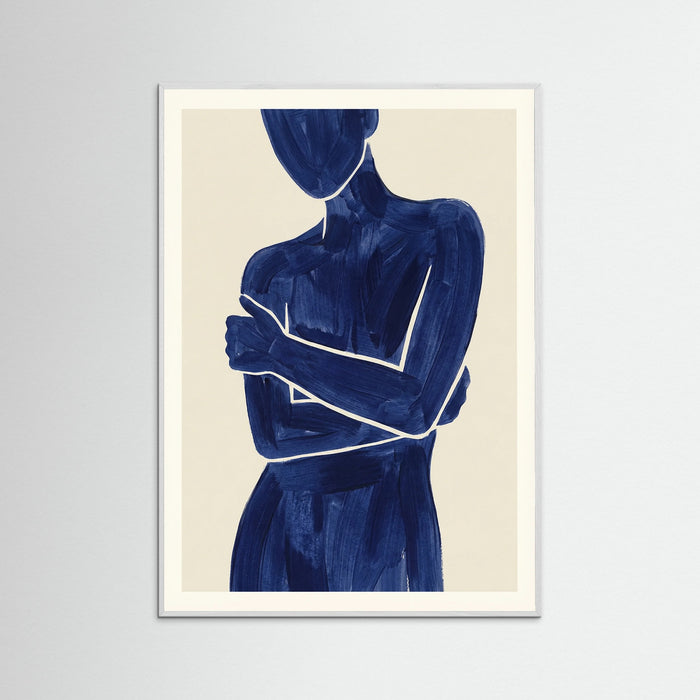 White Wood Blue Embrace