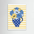 Blue Flowers Poster – poster och konsttryck