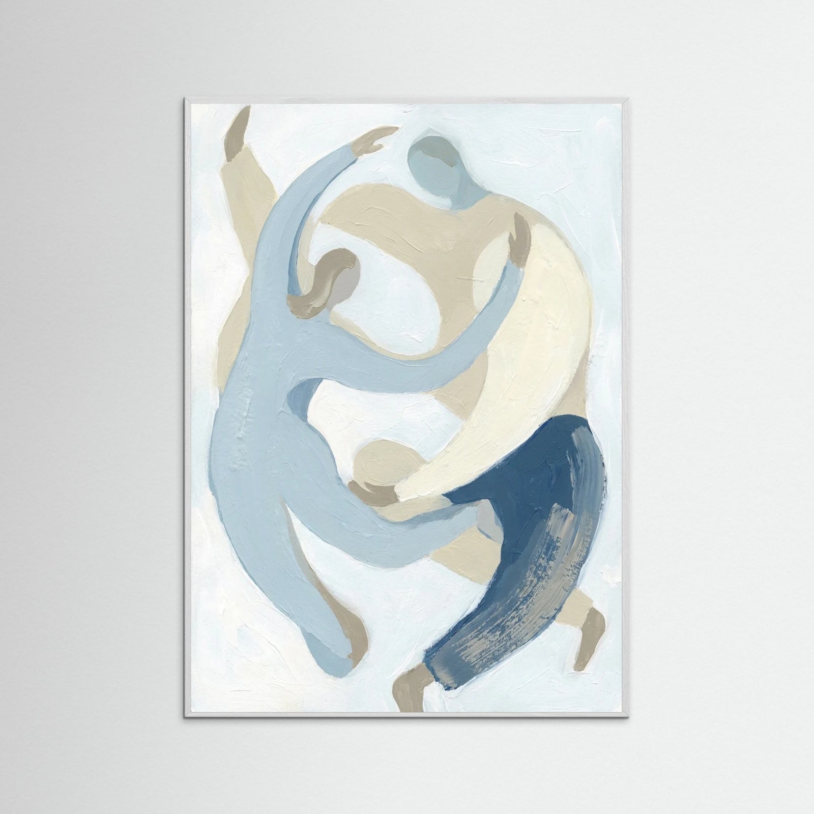 White Wood Blue Intertwine