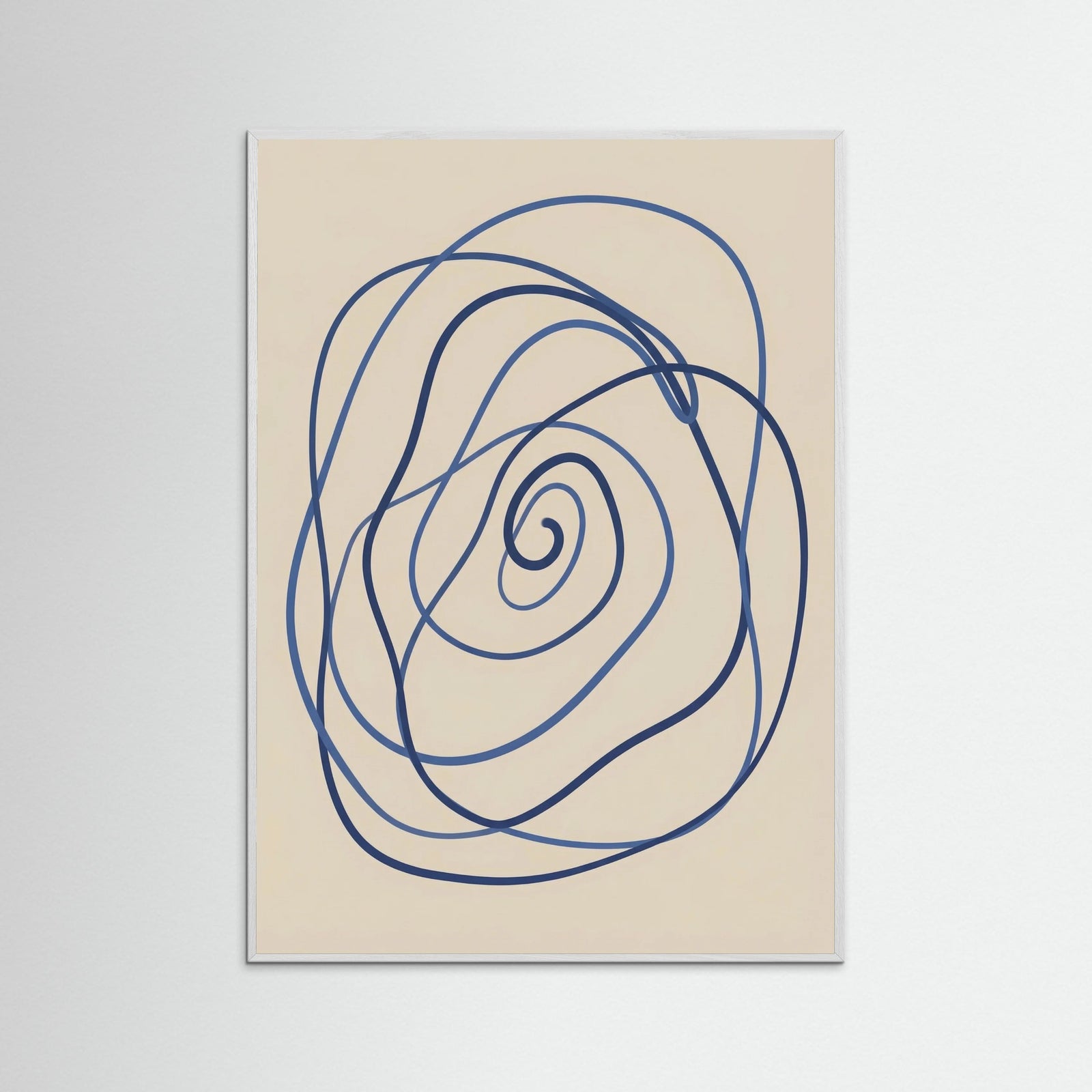 White Wood Blue Meander