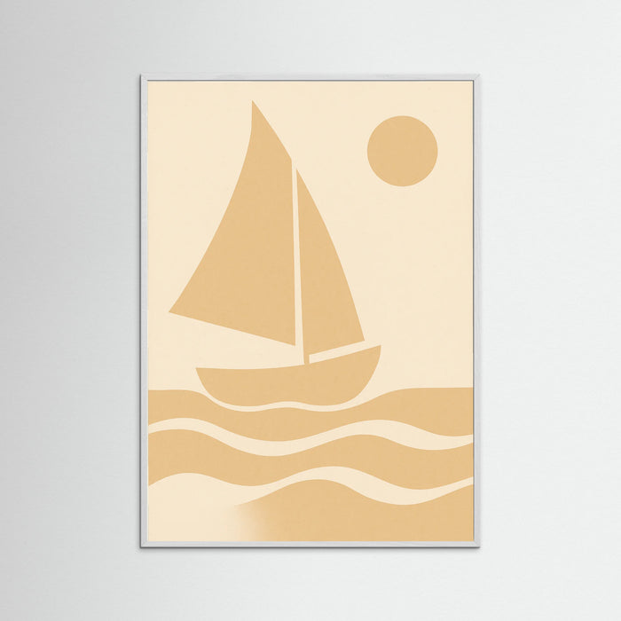 White Wood Blue Nude Silhouette