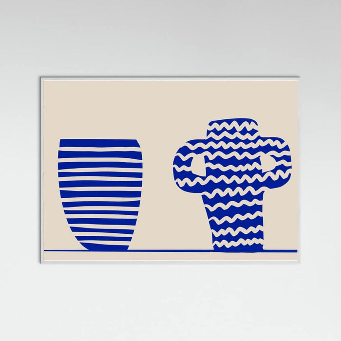 Blue Vases Poster – poster and art print