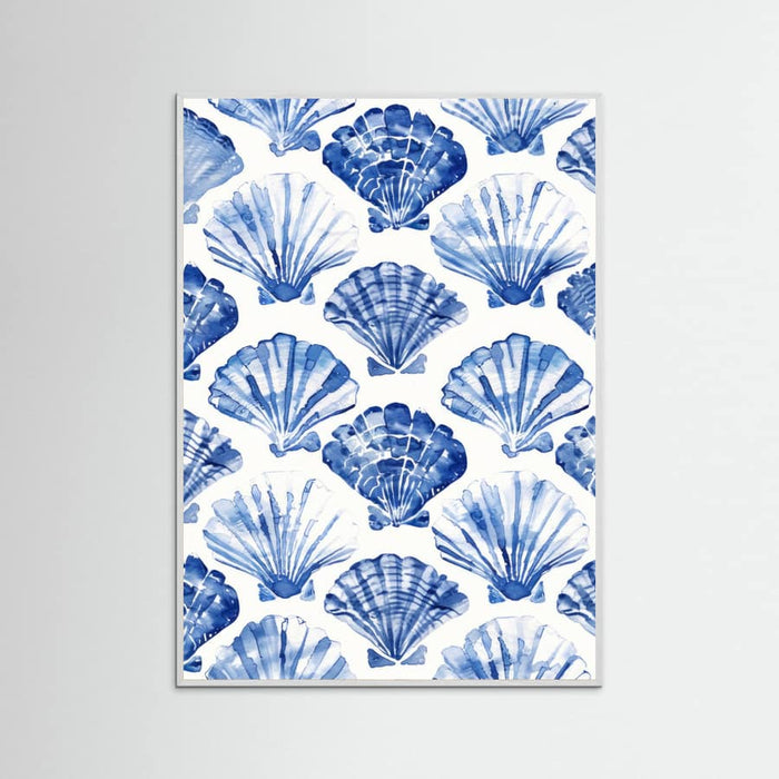 Blueshellpattern Poster – Poster und Kunstdruck