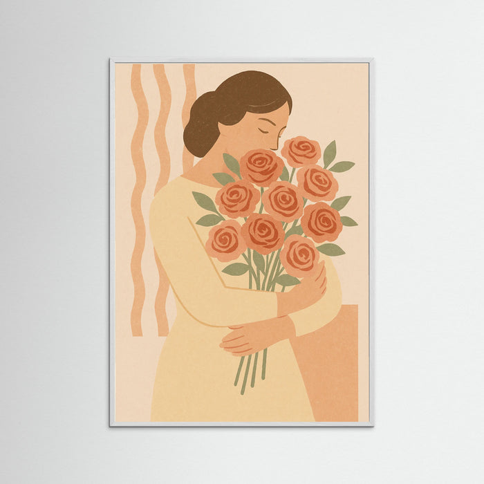 White Wood Blushing Curve