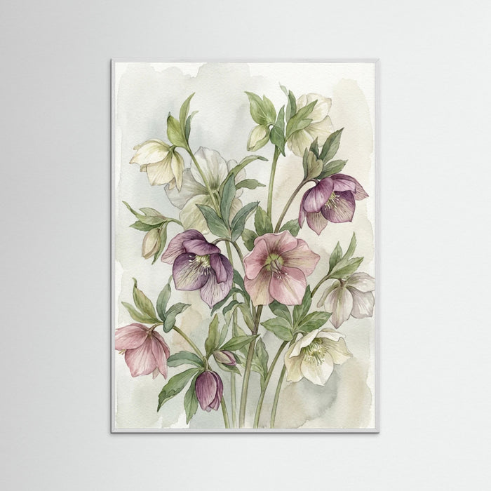 White Wood Blushing Magnolias