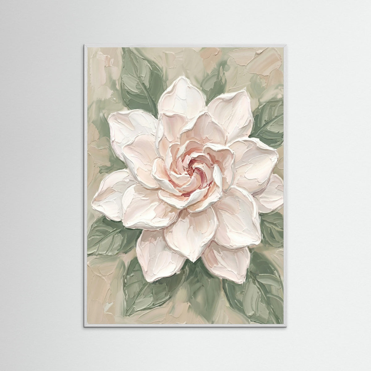 White Wood Blushing Petals
