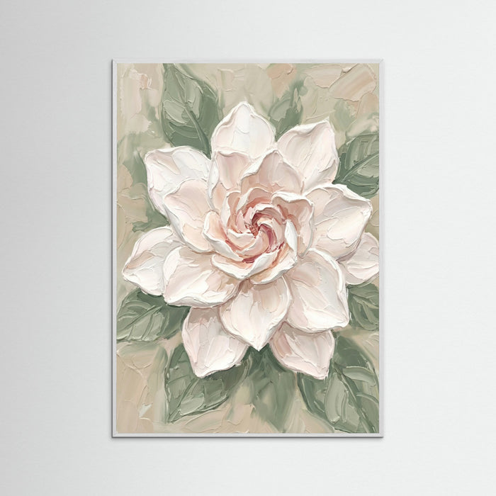 White Wood Blushing Petals