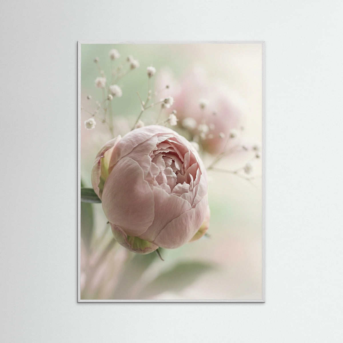 White Wood Blushing Serenity