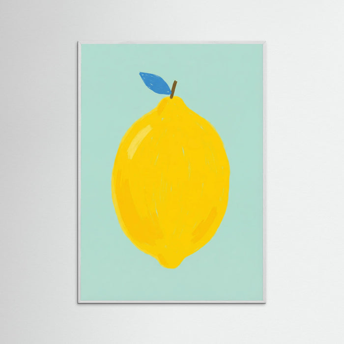 Bold Green Pear – poster and art print