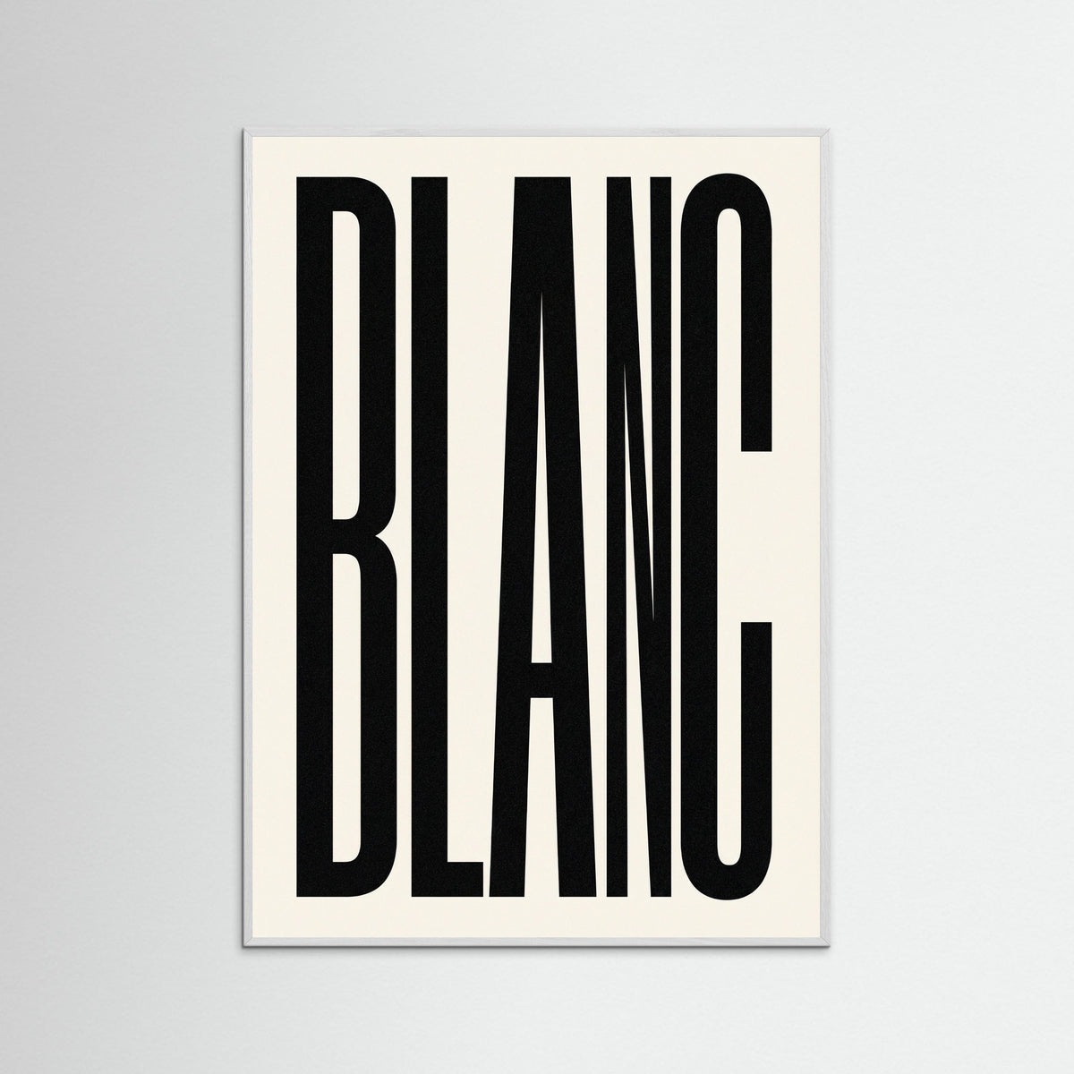 White Wood Bold Noir Statement