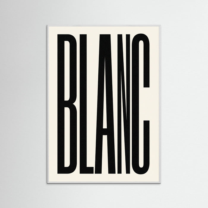 White Wood Bold Noir Statement