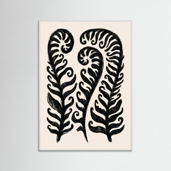 White Wood Bold Vase Blooms