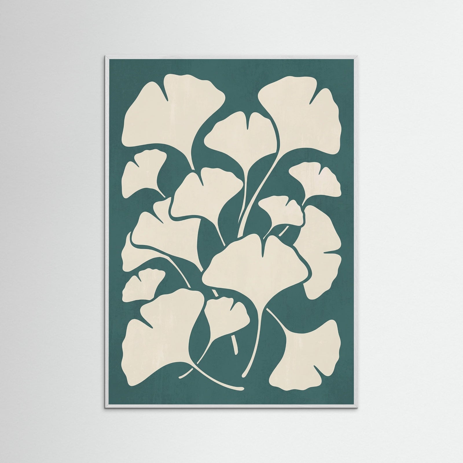 White Wood Botanical Bloom