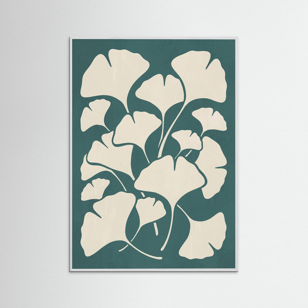 White Wood Botanical Bloom