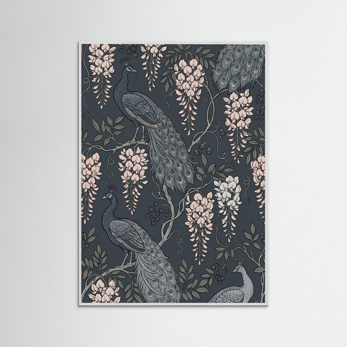 White Wood Botanical Elegance