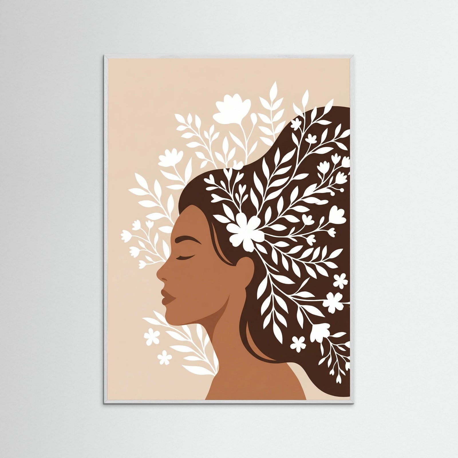 White Wood Botanical Embrace