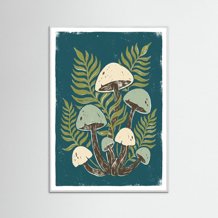 White Wood Botanical Flow