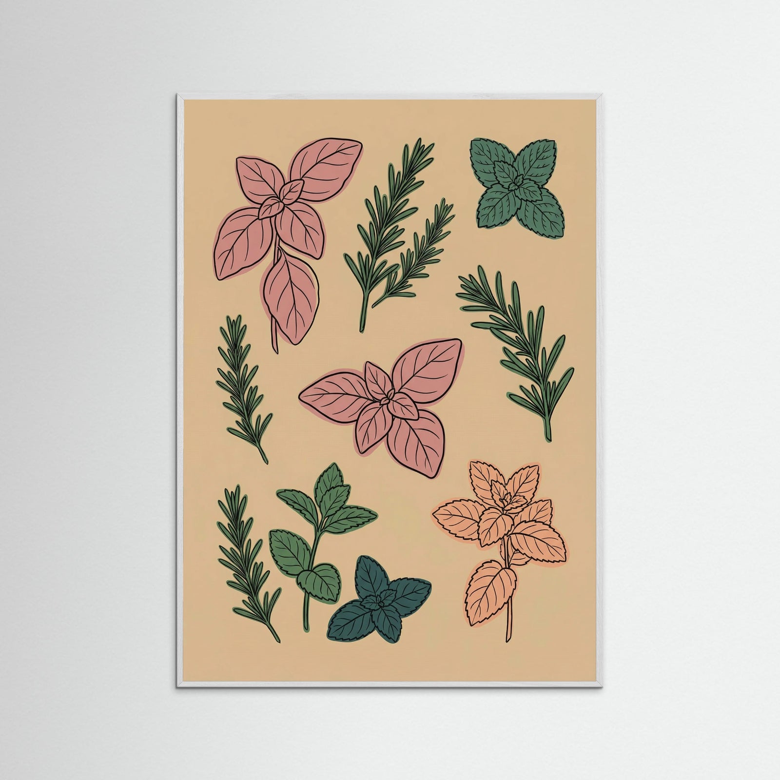 White Wood Botanical Sketchbook