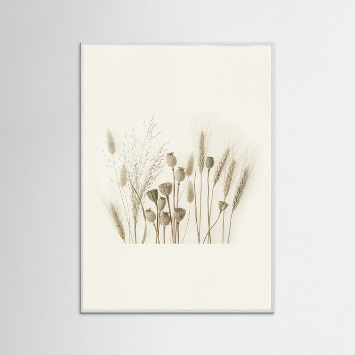 White Wood Botanical Whispers