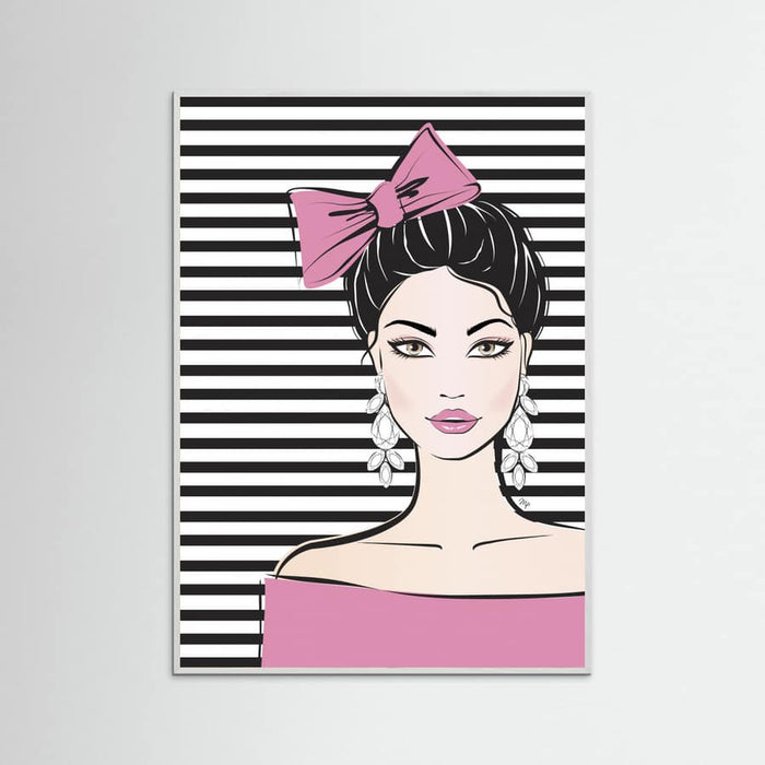 Bow Girl Poster – Poster und Kunstdruck