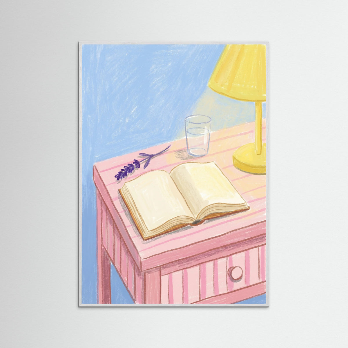 White Wood Breakfast Table