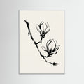White Wood Brushstroke Blooms