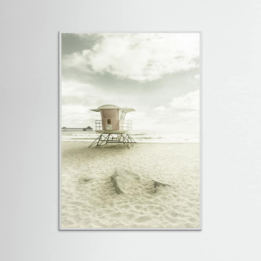 Affiche CALIFORNIA Vintage Imperial Beach – affiche et impression d’art