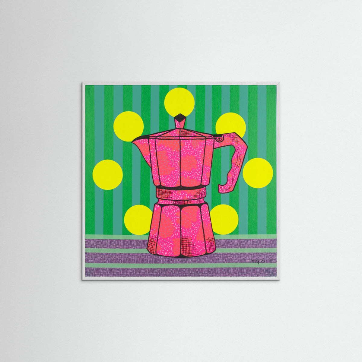 White Wood Cafe Ole Poster