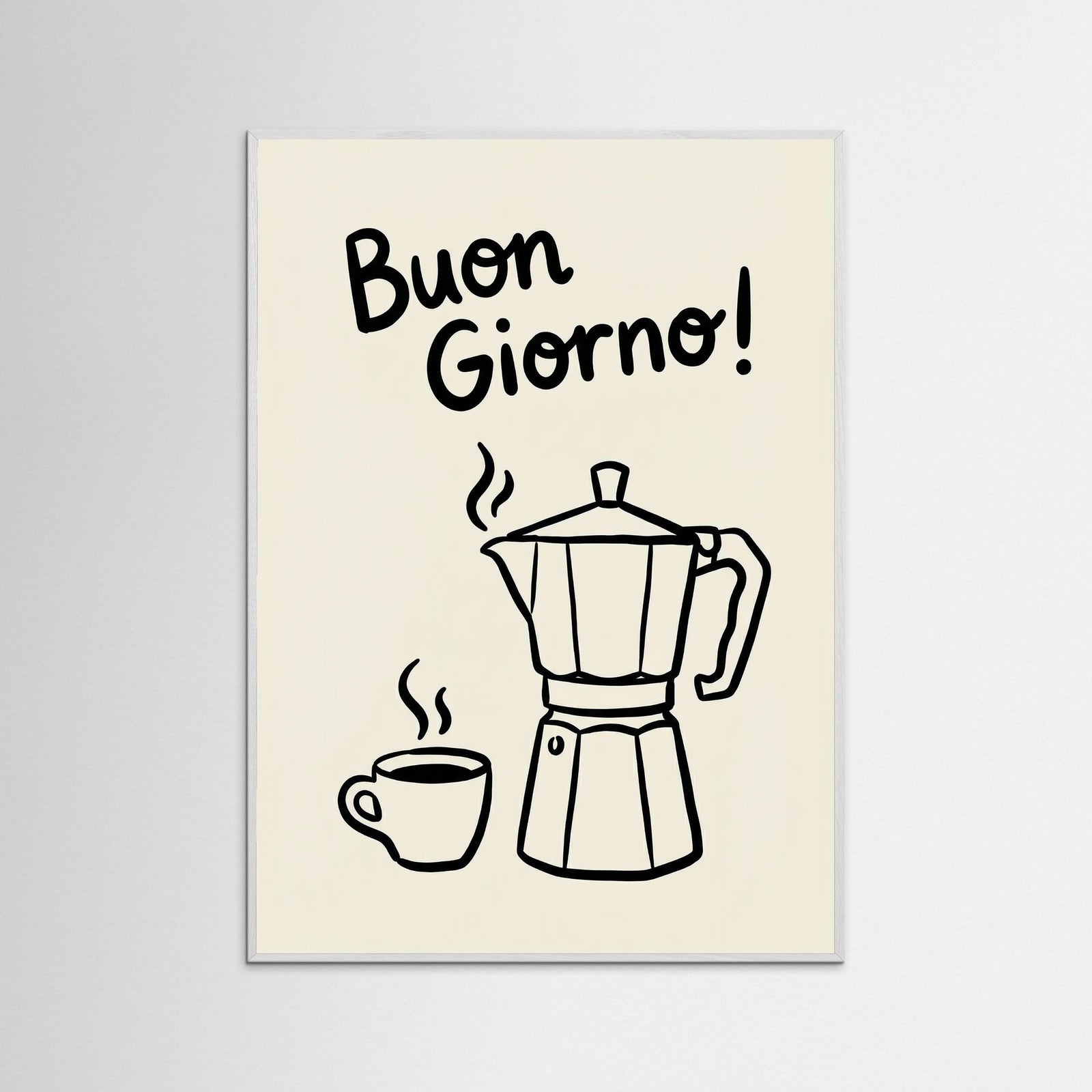 White Wood Caff Invitation