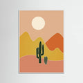 White Wood California Desert Poster