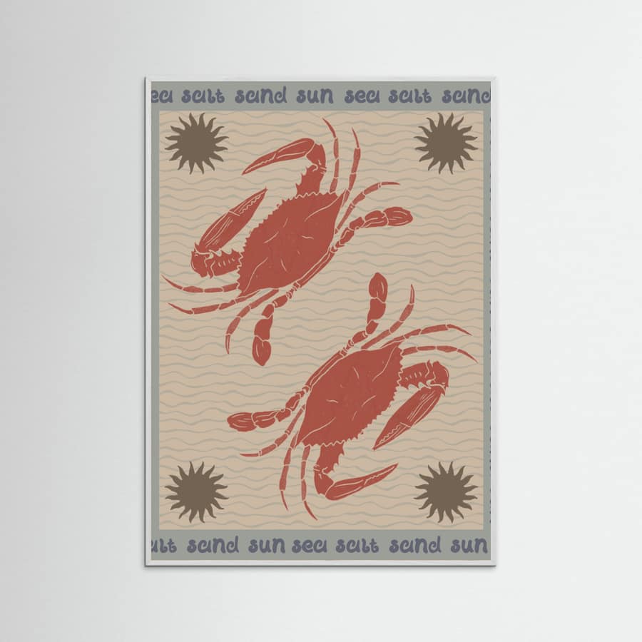 Carbs marine life Poster – poster and art print