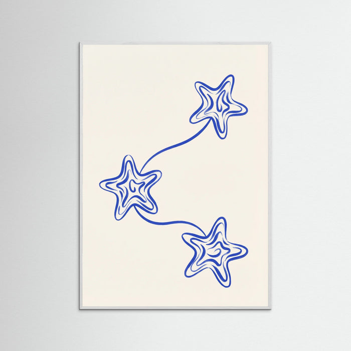 White Wood Celestial Blooms
