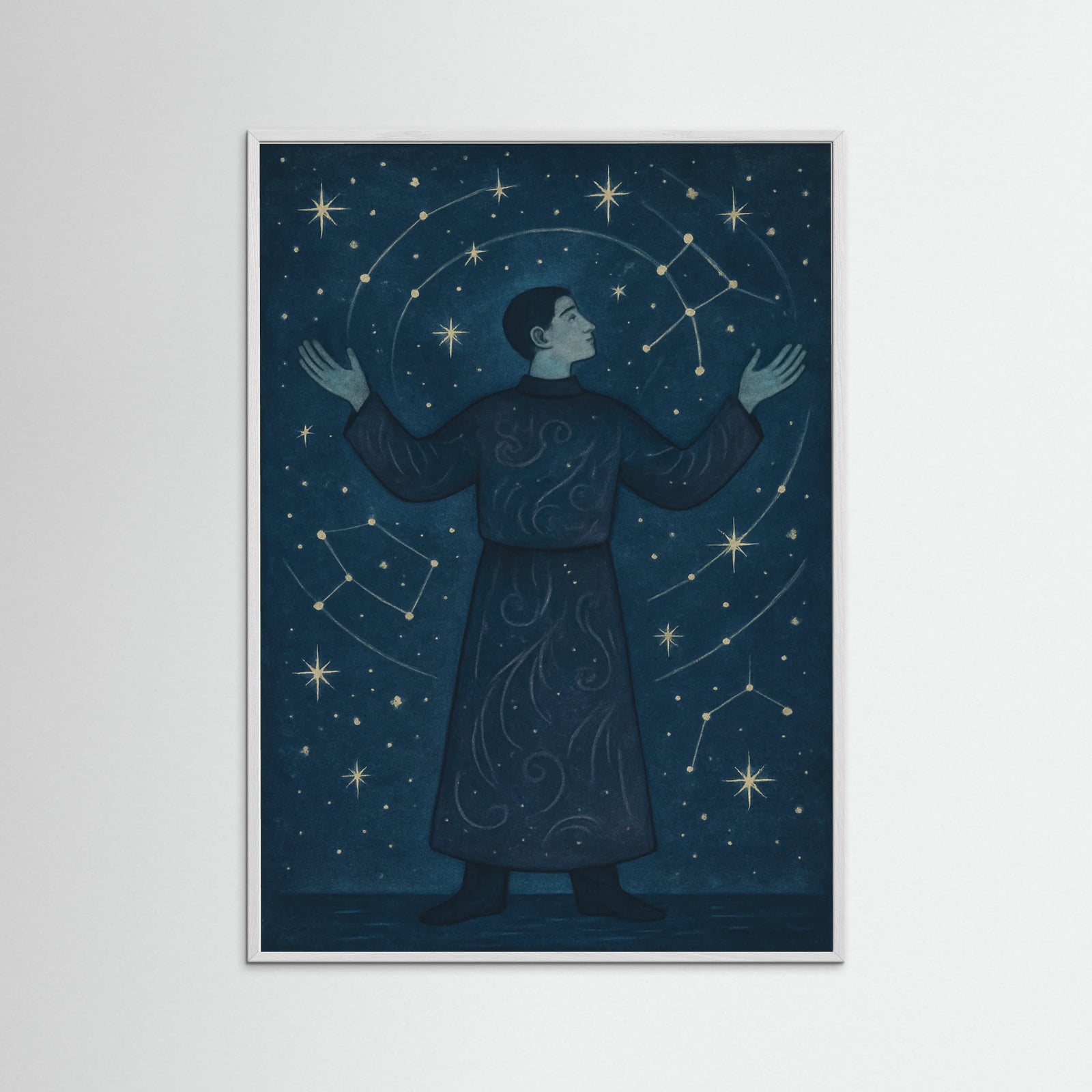 White Wood Celestial Waltz