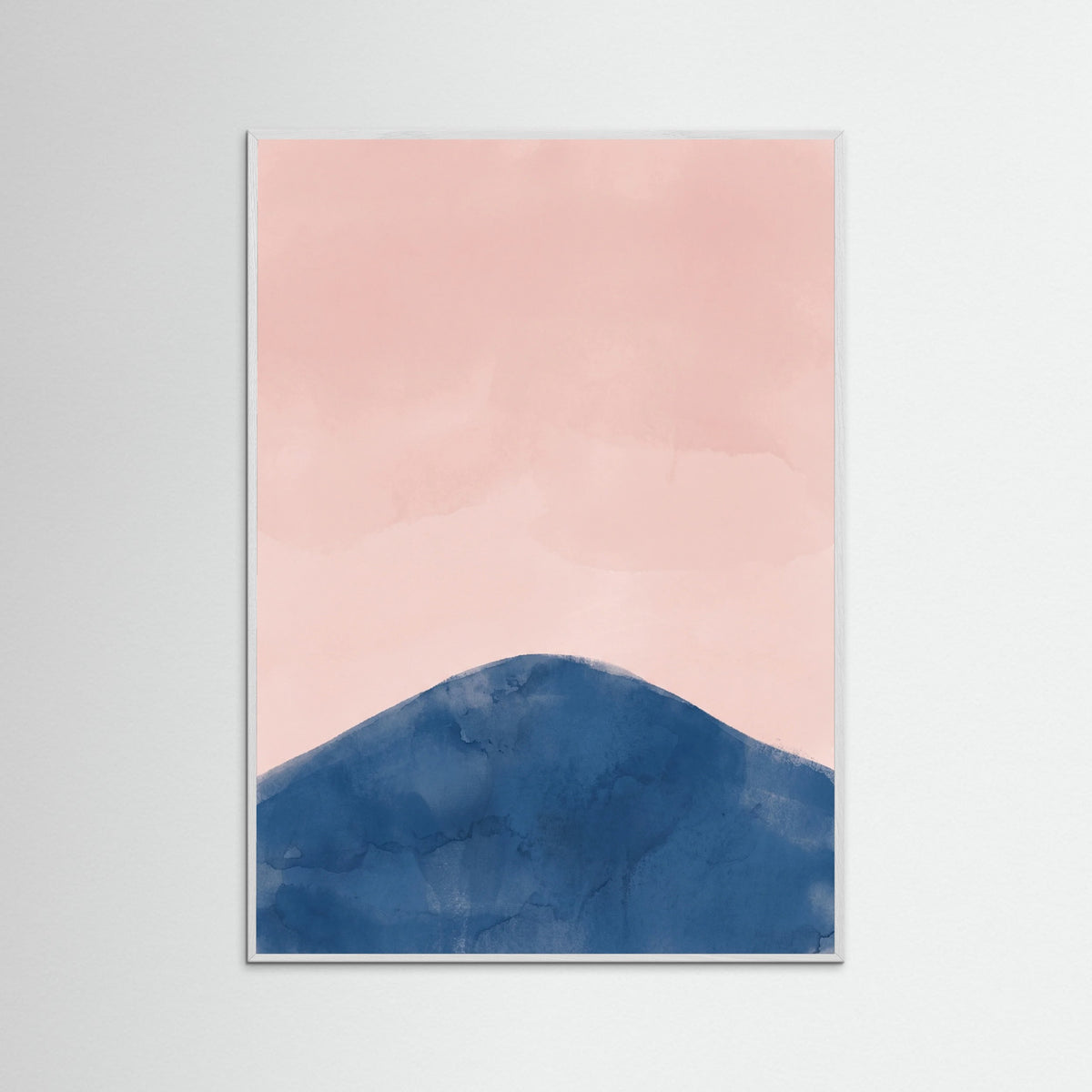 White Wood Cerulean Vessel