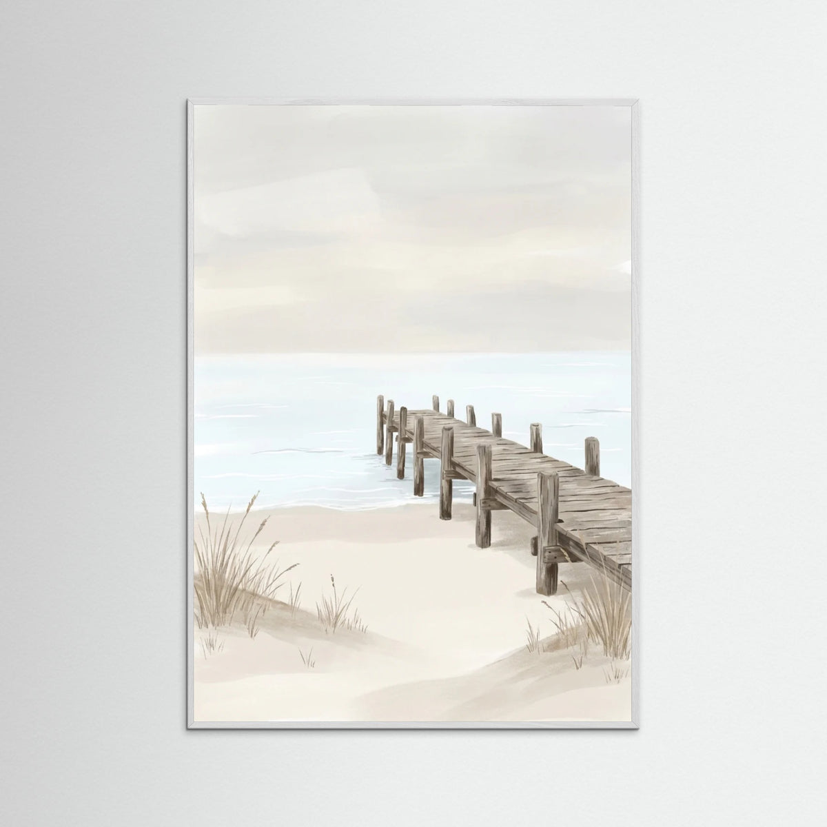 White Wood Coastal Beacon