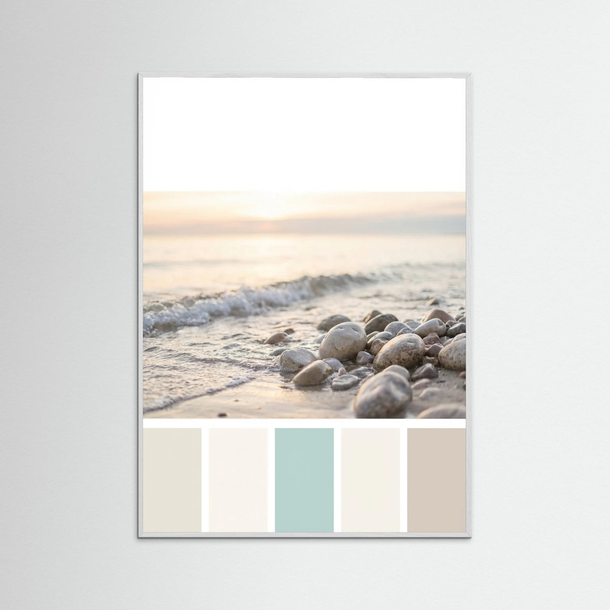 White Wood Coastal Glow