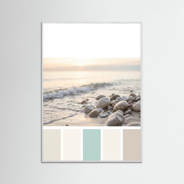 White Wood Coastal Glow