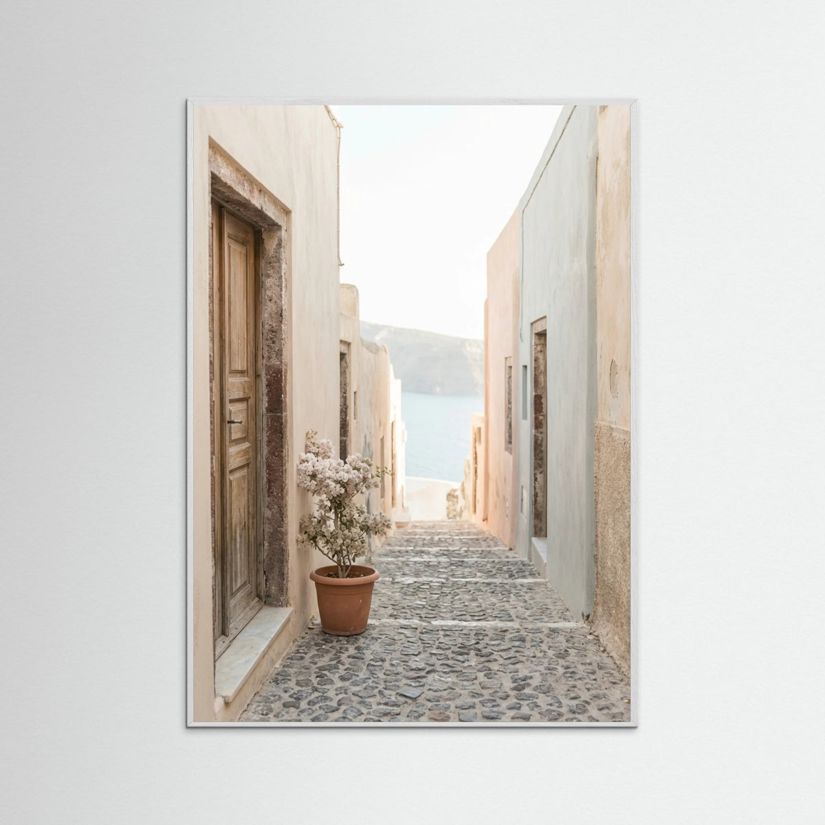 White Wood Coastal Serenity