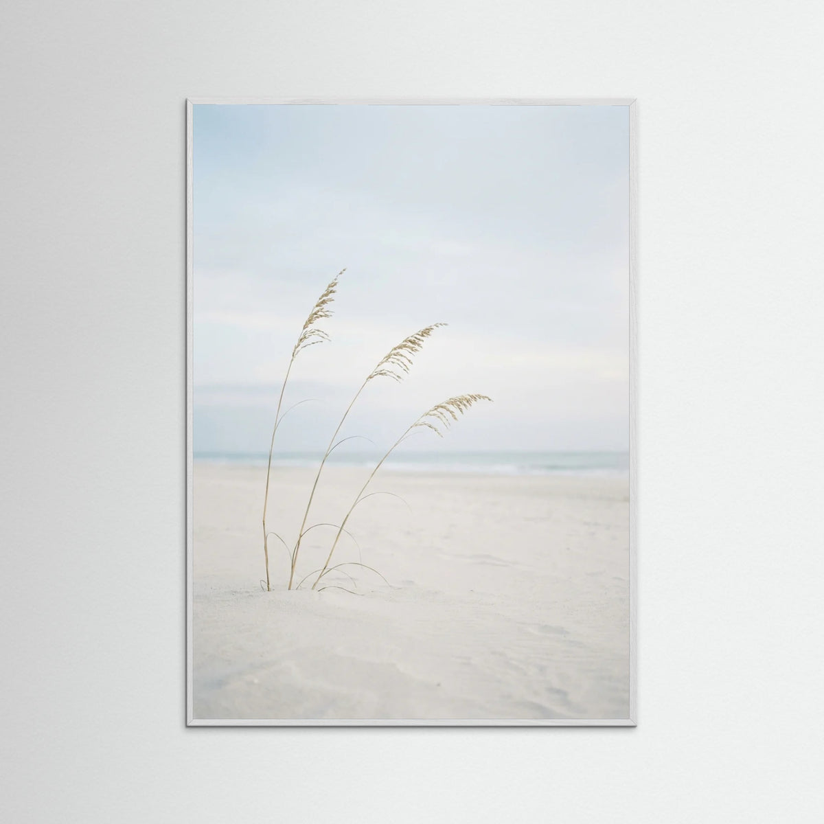 White Wood Coastal Serenity