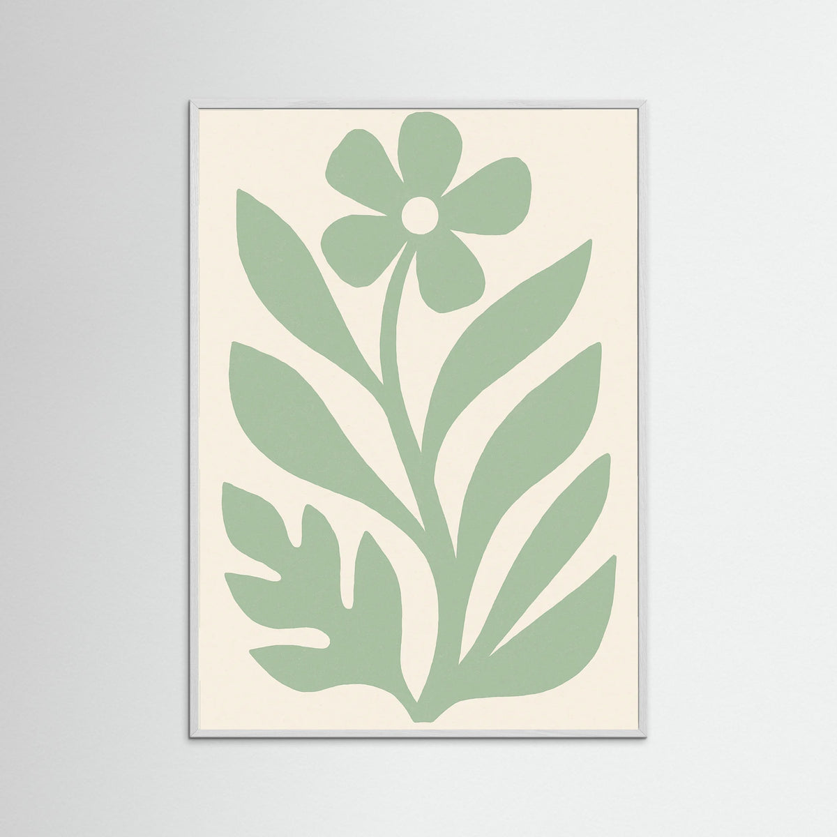 White Wood Cobalt Cutout