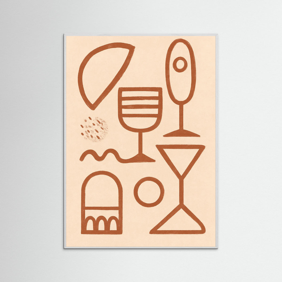 White Wood Cocktail Hands