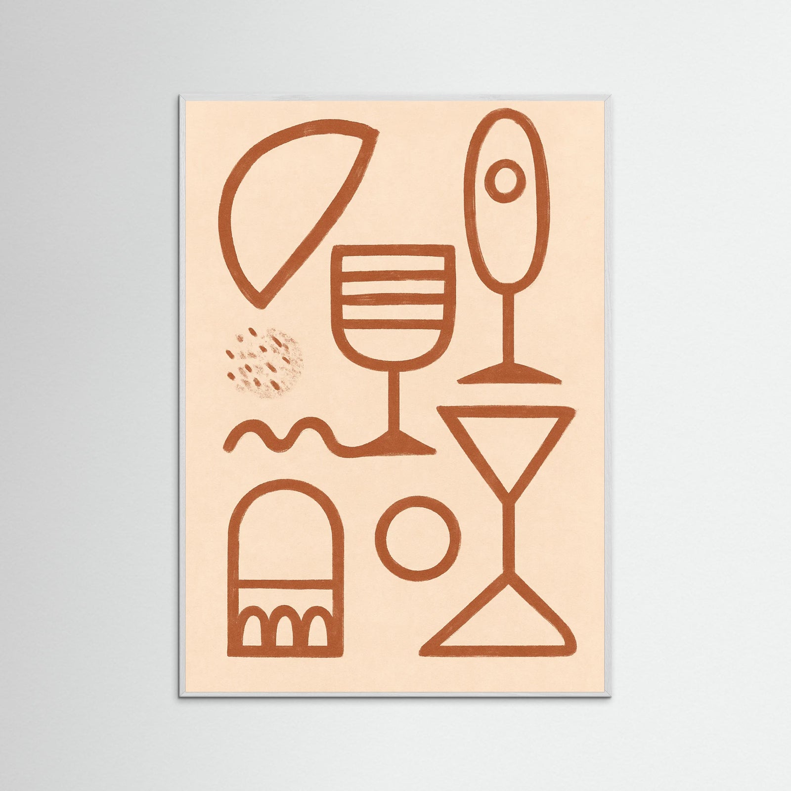 White Wood Cocktail Hands