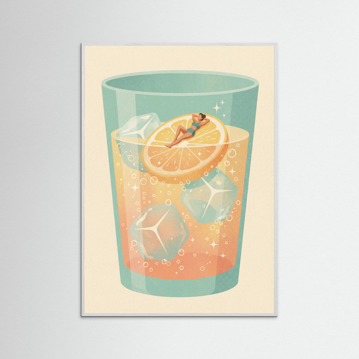 White Wood Cocktail Oasis