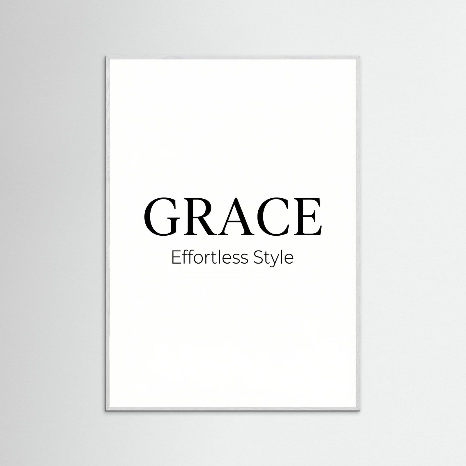 White Wood Coco Chic Typography