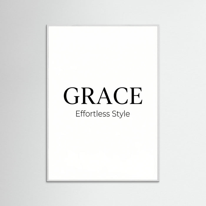 White Wood Coco Chic Typography