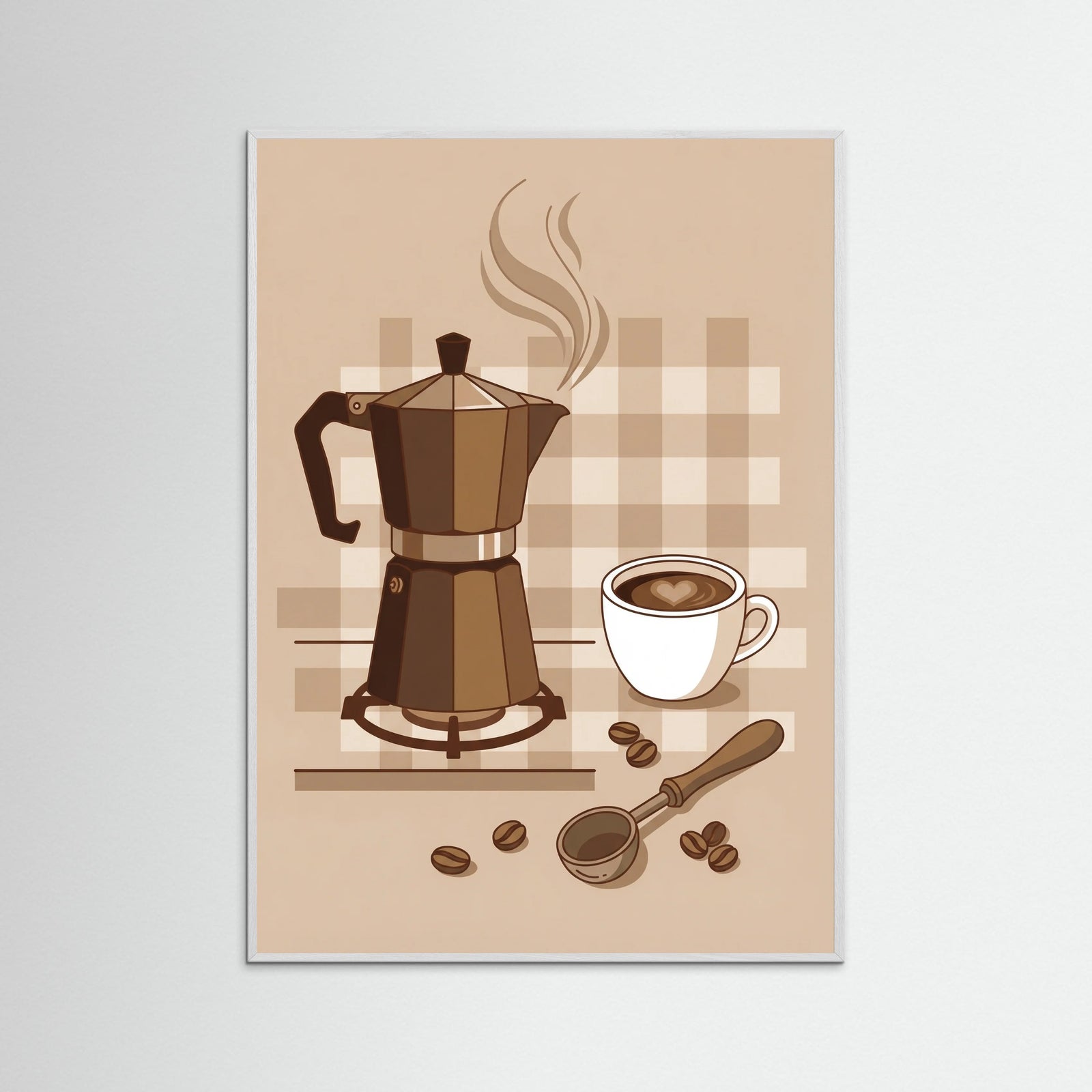 White Wood Coffee Essentials