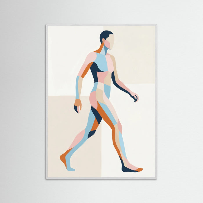 White Wood Color Block Visage