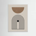 Composition lines and circles 5 Poster – plakat og kunsttryk